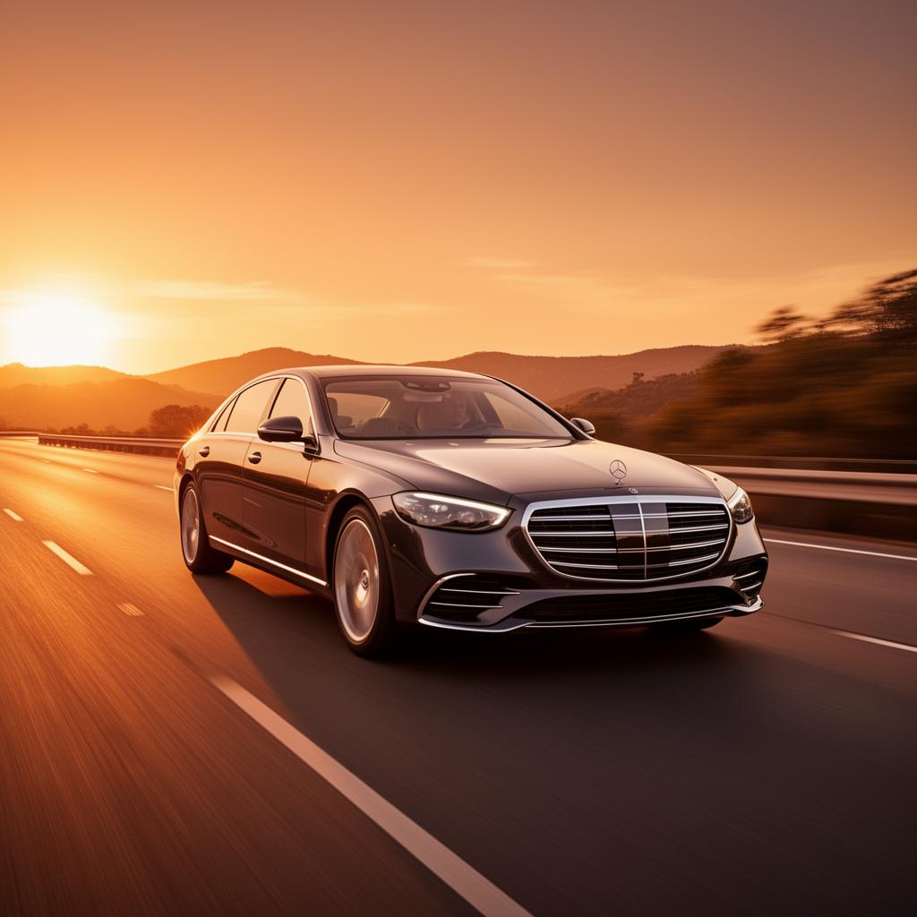 Véhicule premium sur la route - LC Auto Solutions au Cannet